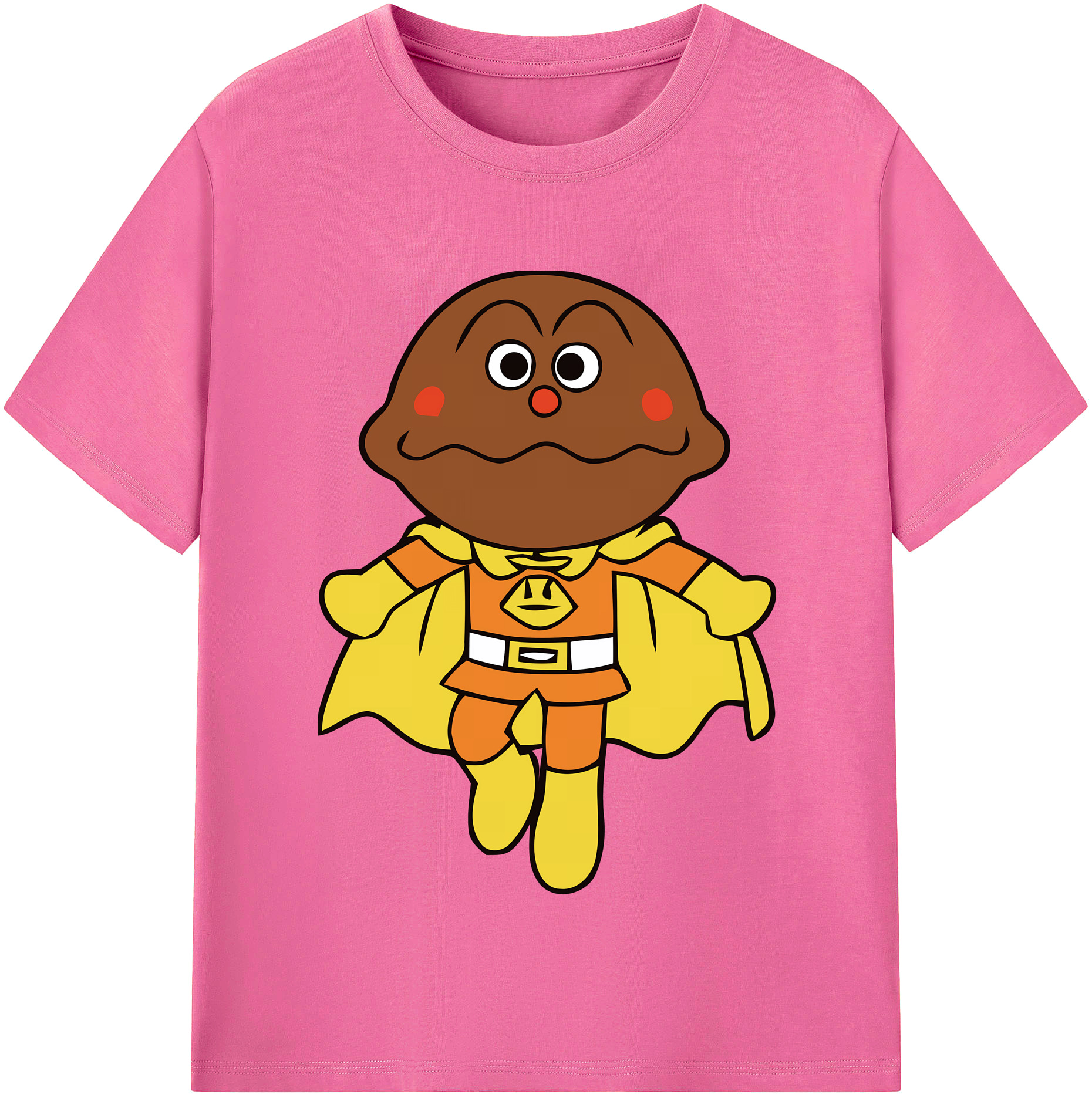 （画像用） アンパンマン Anpanman レディースカジュアルプリントTシャツ（綿100％）